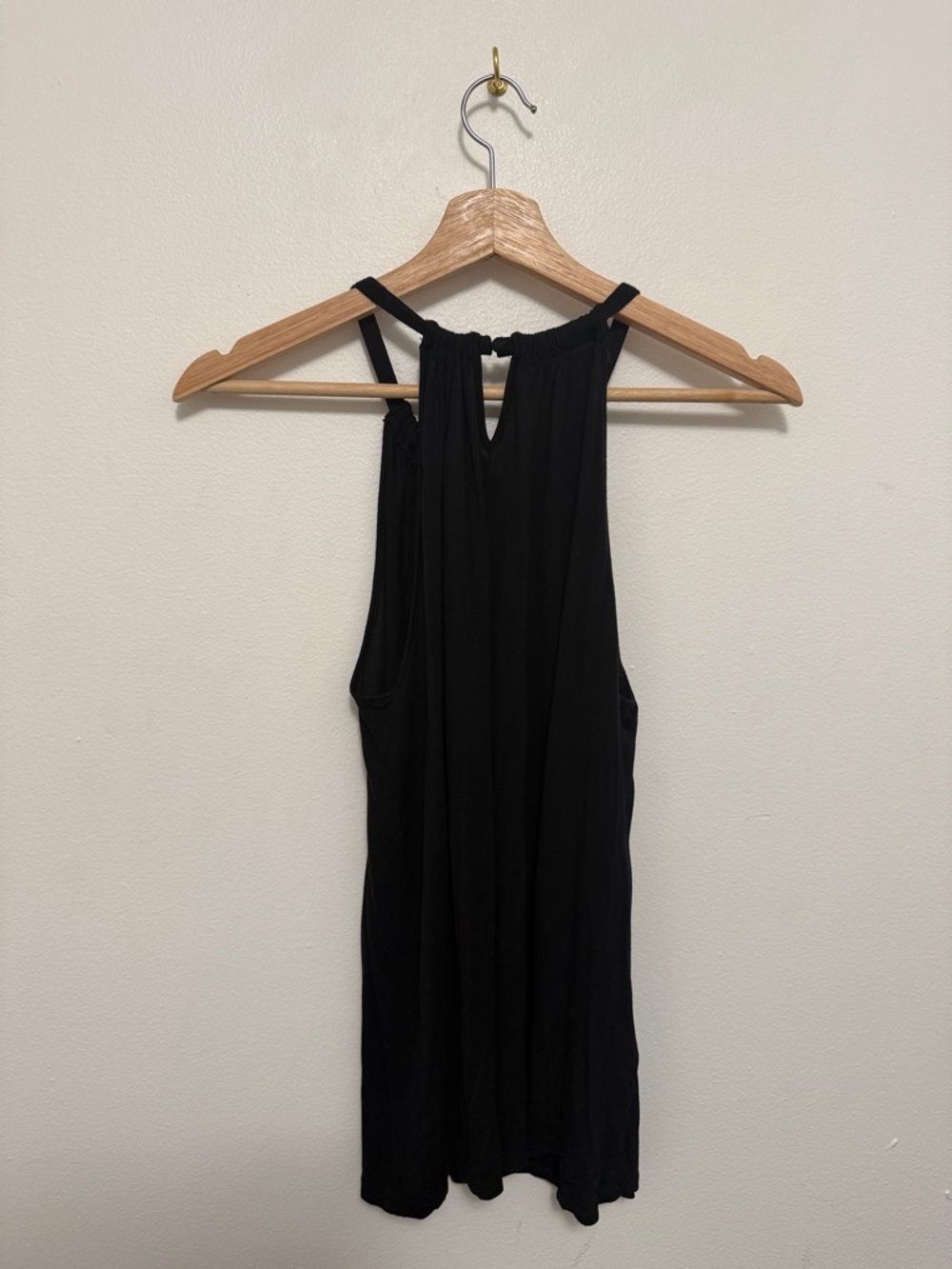 INC International Concepts Black Sequin Aztec Print Halter Style Keyhole Tank - Picture 2 of 4